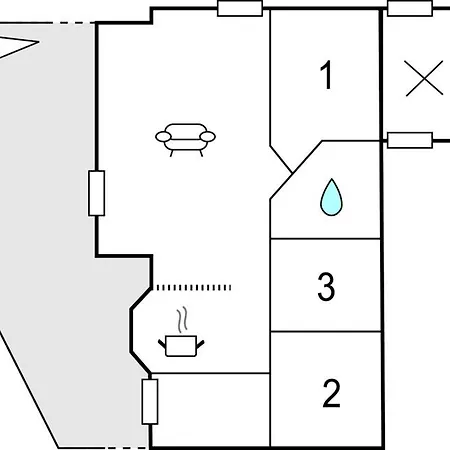 Three-bedroom In Casa vacanze Fåborg